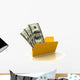 Dollar Folder Wall Decal