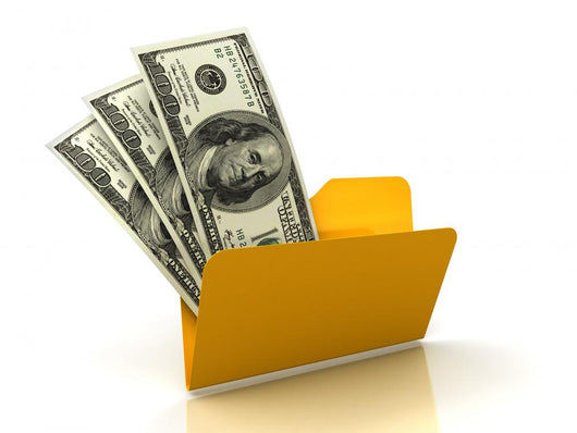 Dollar Folder Wall Decal