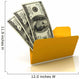 Dollar Folder Wall Decal