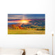 Colorful Autumn Landscape Mountains Wall Decal
