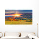 Colorful Autumn Landscape Mountains Wall Decal