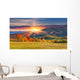 Colorful Autumn Landscape Mountains Wall Decal