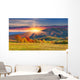 Colorful Autumn Landscape Mountains Wall Decal