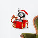 Cat Cartoon Christmas Gift-gatto Wall Decal