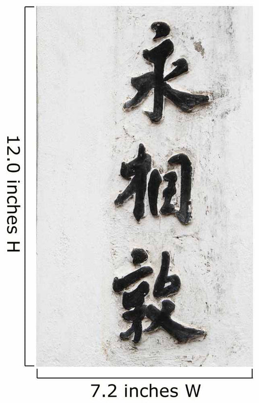 Asian Letters Wall Decal