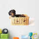 Tiger Dachshund Basket Wall Decal