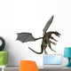 Gray Brown Dragon Wall Decal