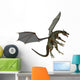 Gray Brown Dragon Wall Decal