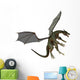 Gray Brown Dragon Wall Decal