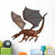 Orange Red Dragon Wall Decal