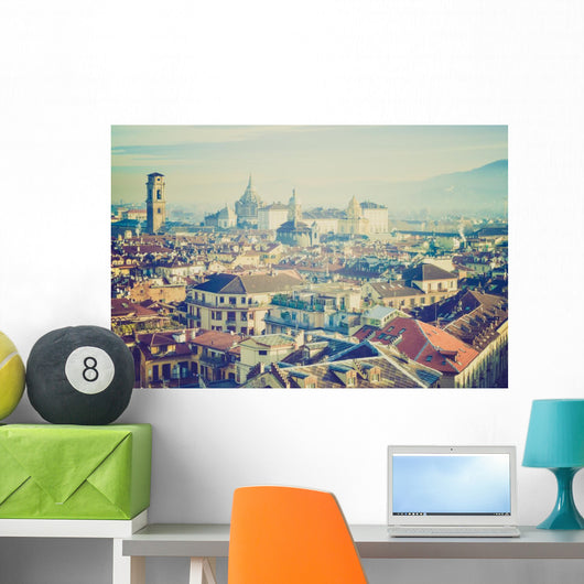 Turin Retro Look Wall Decal