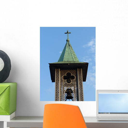 Church Tower with Bell Wall Decal