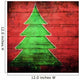 Albero Di Natale Grunge Wall Decal