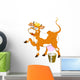Cheerful Cow and Bucket Wall Decal