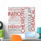 Computational Chemistry Word Cloud Wall Decal