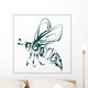 Bee Icon Vector Wall Decal