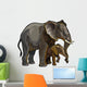 African Elephant with Baby Wall Decal