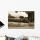 Steam Train Shot Black Wall Decal