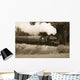 Steam Train Shot Black Wall Decal