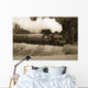 Steam Train Shot Black Wall Decal