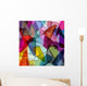 Abstract Colorful with Triangle Wall Decal