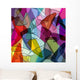 Abstract Colorful with Triangle Wall Decal