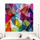 Abstract Colorful with Triangle Wall Decal