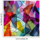 Abstract Colorful with Triangle Wall Decal