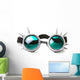 Steampunk Goggles White Wall Decal