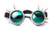 Steampunk Goggles White Wall Decal