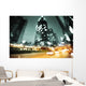 Night Lights Hong Kong Wall Decal