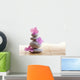 Zen Stones and Flowers Wall Decal