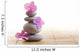 Zen Stones and Flowers Wall Decal