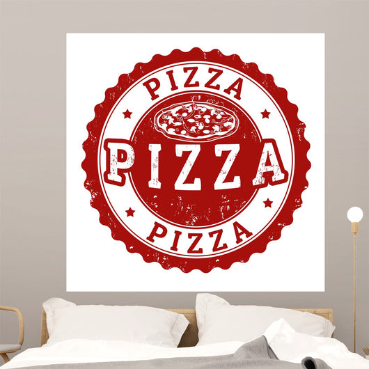 Pizza Sign Wall Decal