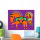 Ukrainian Tribal Ethnic Painting Wall Decal