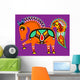 Ukrainian Tribal Ethnic Painting Wall Decal