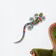 Gecko Lizard Floral Sticker-adesivo Wall Decal