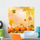 Pumpkins Scenery Wall Decal