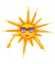 Cool Sun with Shades Wall Decal