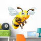 Cartoon Bee Wall Decal