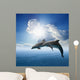 Dolphins Jumping Wall Decal