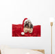 Funny Christmas Dog Wall Decal