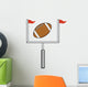 American Football Goal Wall Decal