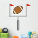 American Football Goal Wall Decal