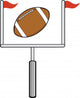 American Football Goal Wall Decal
