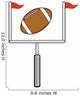 American Football Goal Wall Decal