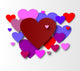 Herz Liebe Love Valentinstag Wall Decal