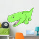 Cute Alligator Vector Illustration Wall Decal