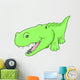 Cute Alligator Vector Illustration Wall Decal
