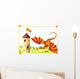 Red Dragon Wall Decal